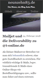 Mobile Screenshot of neunzehn83.de